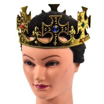 Auksinė karaliaus karūna - kryžiaus modelis (12 vnt.)