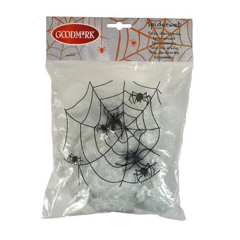 Helovino Dekoratyvinis Voratinklis su 2 Vorais (4 vnt.)