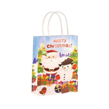 Dovanų Maišeliai MERRY CHRISTMAS 14x21x7 cm (24 vnt.)