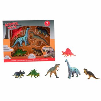 ANIMAL WORLD - Dinozaurų žaidimo rinkinys (6 figūrėlės)