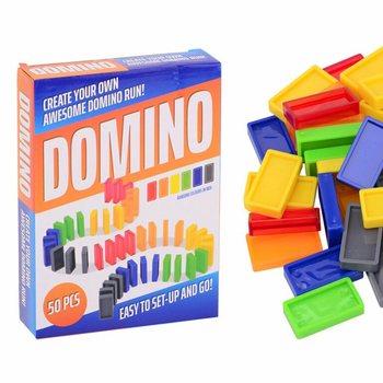 Domino Žaidimo Rinkinys - 50 Kauliukų Dovanų Dėžutėje