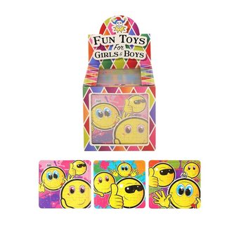 DĖLIONĖ SMILEY – 13 x 12 cm – EKRANE (108 vnt.)