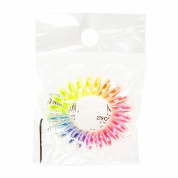 Vaivoryk&scaron;tės spalvų plaukų gumytės RAINBOW (48 vnt.)