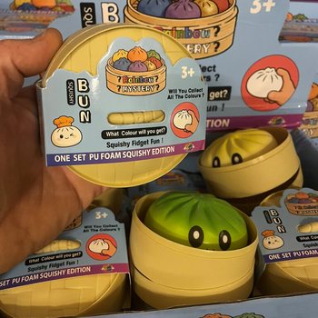 RAGE - Squishy Bun Dumplings DIDELI - ONE SET PU FOAM SQUISHY EDITION (12 vnt.)