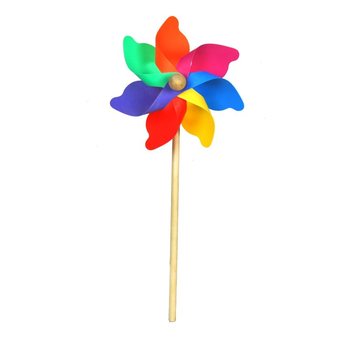 Tvrti mediniai vėjo malūnėliai 38 cm (12 vnt.)