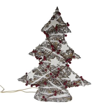 Didelė &Scaron;viečianti Dekoruota Kalėdų Eglutė 50 cm (1 vnt.)