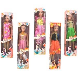 LĖLĖ BEAUTY GIRL - 3 MODELIS (6 vnt.)