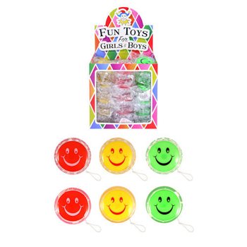 Linksmas Smiley Jo-jo ekspozicijoje (36 vnt.)