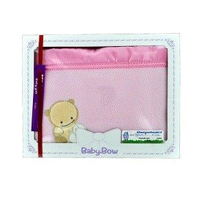 FLISINIS KUPŠTELIS BABY BOW - ROŽINIS
