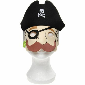 PIRATŲ KAUKĖS I&Scaron; PUTPLASČIO - BERNIUKAMS (60 vnt.)