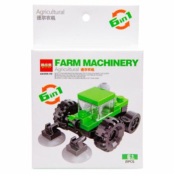 BRICKS KONSTRUKTORIAI - ŽEMĖS ŪKIO TRANSPORTAS (12 vnt.)
