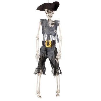 Pakabinamas skeletas: Piratų kapitonas 40 cm (6 vnt.)