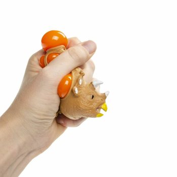 Mink&scaron;tas dinozauro kamuoliukas su tinkleliu &bdquo;Squishy Mesh&ldquo; &ndash; ekspozicija (12 vnt.)