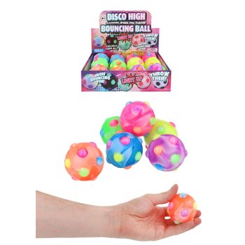 &Scaron;viečiantis &Scaron;oklus Kamuoliukas Disco - 6cm - Ekspozicija 12 vnt.
