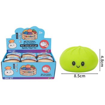 RAGE - Squishy Bun Dumplings DIDELI (8.5 x 8.5 x 4.8 cm) - Viral 2026 Fidget žaislas (12 vnt.)