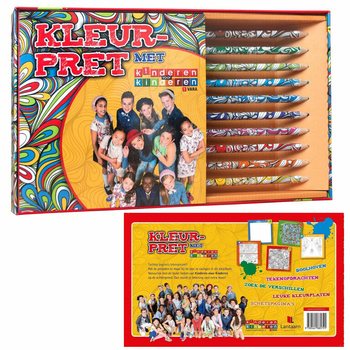 KINDEREN VOOR KINDEREN - Piešimo ir spalvinimo rinkinys (6 vnt.)