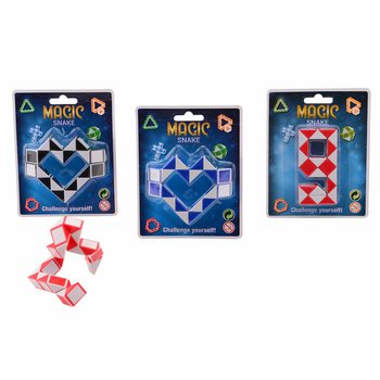 MAGIC SNAKE - 3D Gyvatėlės Galvosūkis ant Kortelės (24 vnt.)