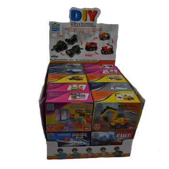 BRICKS STATYBINĖS KALADĖLĖS - MIX SERIJA EKRANE (20 vnt.)