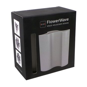 D-ZN - Gėlių Vaza FLOWERWAVE - Balta (1 vnt.)