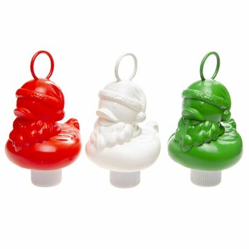 Kalėdinės ančiukų žvejybos antys XMAS DUCKZ - 12 CM (15 vnt.)
