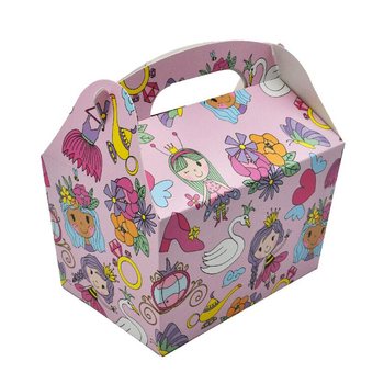 VAIKIŠKO MENIU DĖŽUTĖ PRINCĖSĖ - Matmenys: 18.5x12x19 CM - FOODBOX - KIDSBOX (24 vnt.)