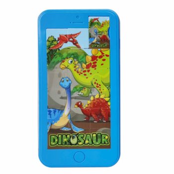 Dinozaurų slankiojanti dėlionė - 8x16 cm