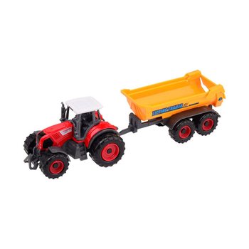 FARM MASTER - TRAKTORIŲ RINKINYS DIE-CAST - MIX (12 vnt.)