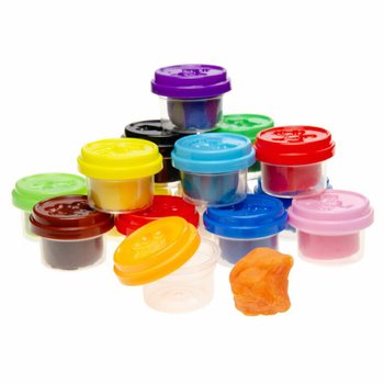 FUN DOUGH - Plastilinas indeliuose (1 pakuotė, 15 vnt.)