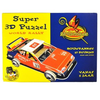 SUPER 3D DĖLIONĖ &bdquo;WORLD RALLY&ldquo; (6 vnt.)