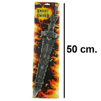 Didelis žaislinis durklas ant kortelės (6 vnt.)