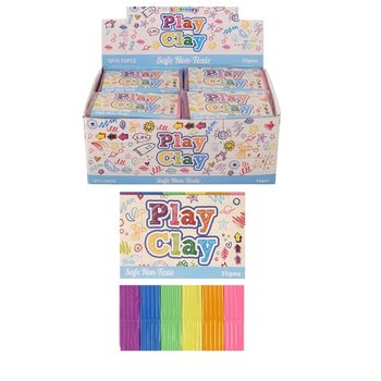 Plastilinas 6 spalvų (35g) - Ekspozicinėje dėžutėje (72 vnt.)