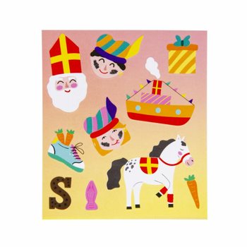 Linksmi lipdukai - Modelis: &Scaron;v. Mikalojus (Sinterklaas) (120 vnt.)