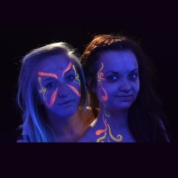 SNAZAROO - Specialūs UV Veido Dažai (6 vnt.)