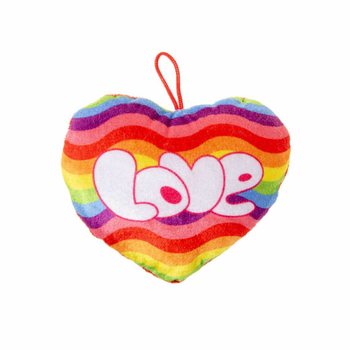 Pliušinė Vaivorykštinė Širdelė Love (24 vnt.)