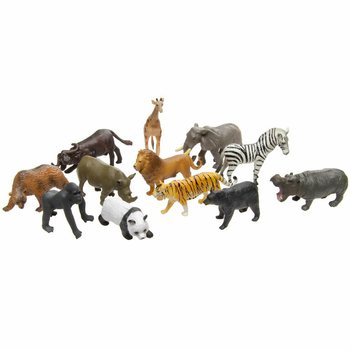 ANIMAL WORLD - LAUKINIŲ GYV&Scaron;NŲ FIG&Scaron;RĖLIŲ MI&Scaron;INYS (12 vnt.)