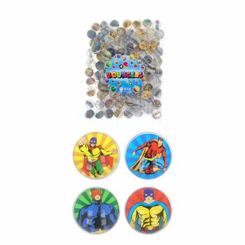 Mix Super herojai - Šoklieji kamuoliukai Ø3,3 cm (100 vnt.)