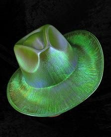 Blizganti Kaubojiška Skrybėlė - Žalia (6 vnt.)