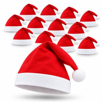 STANDARTINĖS KALĖDINĖS KEPURĖS - XMAS CAP (12 vnt.)
