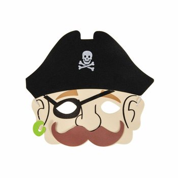 PIRATŲ KAUKĖS I&Scaron; PUTPLASČIO - BERNIUKAMS (60 vnt.)