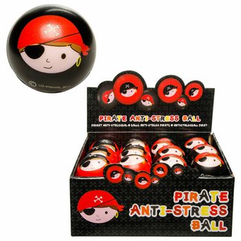ANTISTRESINIS KAMUOLIUKAS PIRATAS (12 vnt.)