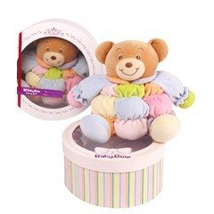 PLIUŠINIS ŽAISLAS BABY BOW DĖŽUTĖJE - 7 MODELIS