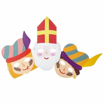 SINTERKLAAS - PUTPLASČIO KAUKĖS &Scaron;V. MIKALOJUS IR PIETAS (48 vnt.)