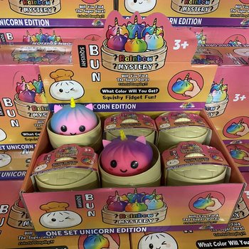 RAGE - Squishy Bun Dumplings DIDELI - VIENRAGIO LEIDIMAS (8,5 x 8,5 x 7,5 cm) (12 vnt.)