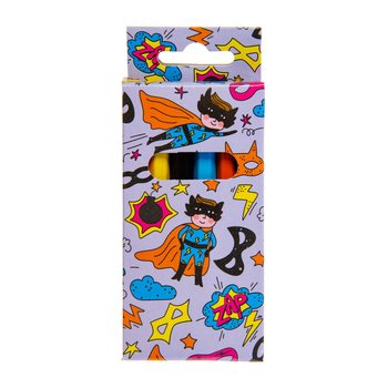 6 Spalvotų Pie&scaron;tukų Rinkinys - Superherojus (24 vnt.)
