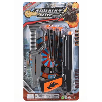 ASSAULT ELITE - Pistoletas su Strėlytėmis-siurbtukais ir Peiliu (6 vnt.)