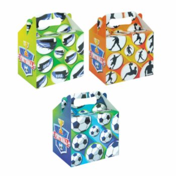 Meniu dėžutė – FUTBOLAS – 14 x 9,5 x 18 cm (24 vnt.)