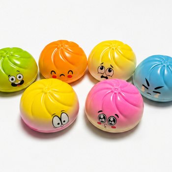 RAGE - Squishy Dumplings DIDELI (9 x 9 x 4 cm) - Viral 2026 Fidget žaislas - SU PAKABA (24 vnt.)