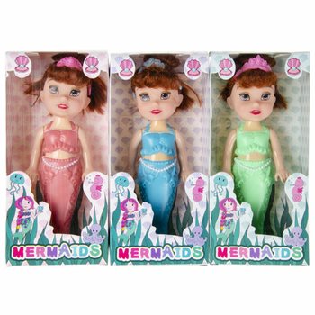 Miela lėlė undinėlė dėžutėje su langeliu, 18 cm (12 vnt.)