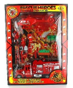Didelis Ugniagesių Žaislų Rinkinys - 2 Modelis