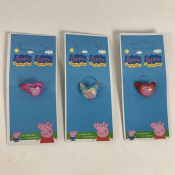 Vaikiški žiedai „Peppa Pig“ (24 vnt.)